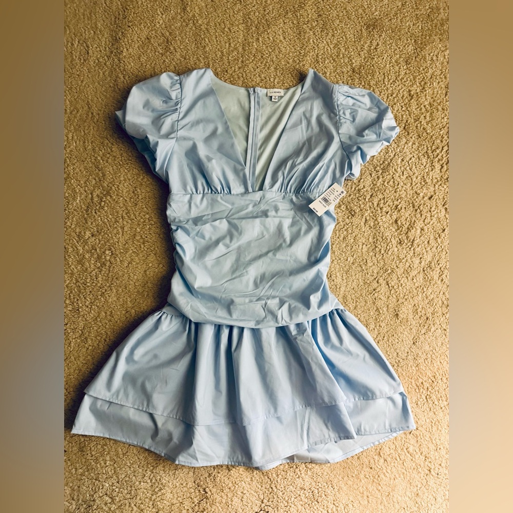 LA Hearts light blue dress